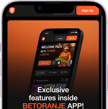 Mobile casino at Bet Orange